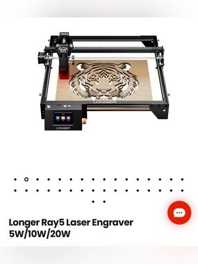 Ray5 Laser Engraver — Black Precision Desktop Cutter